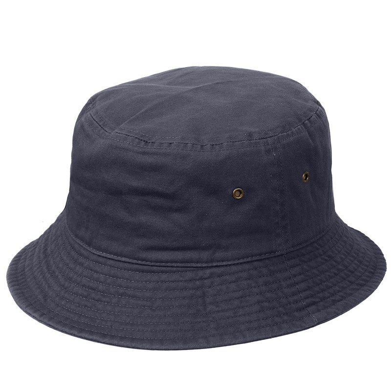 Falari Men Women Unisex Cotton Bucket Hat 100% Cotton Packable for Travel Fishing Hunting Summer Camp (L/XL, Charcoal) - Image 3